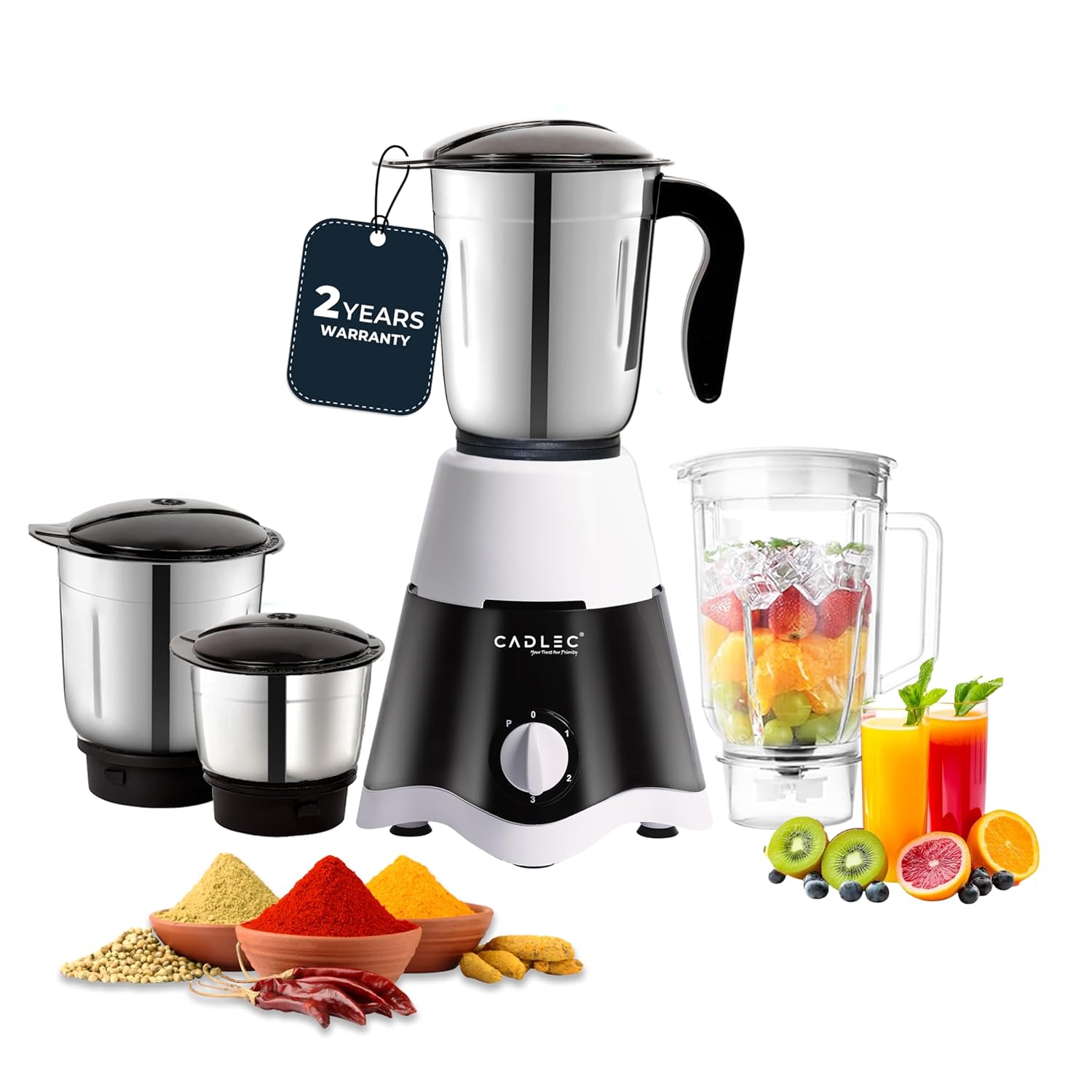 Evershopie JarGenie 4 Jar 750W Mixer Grinder